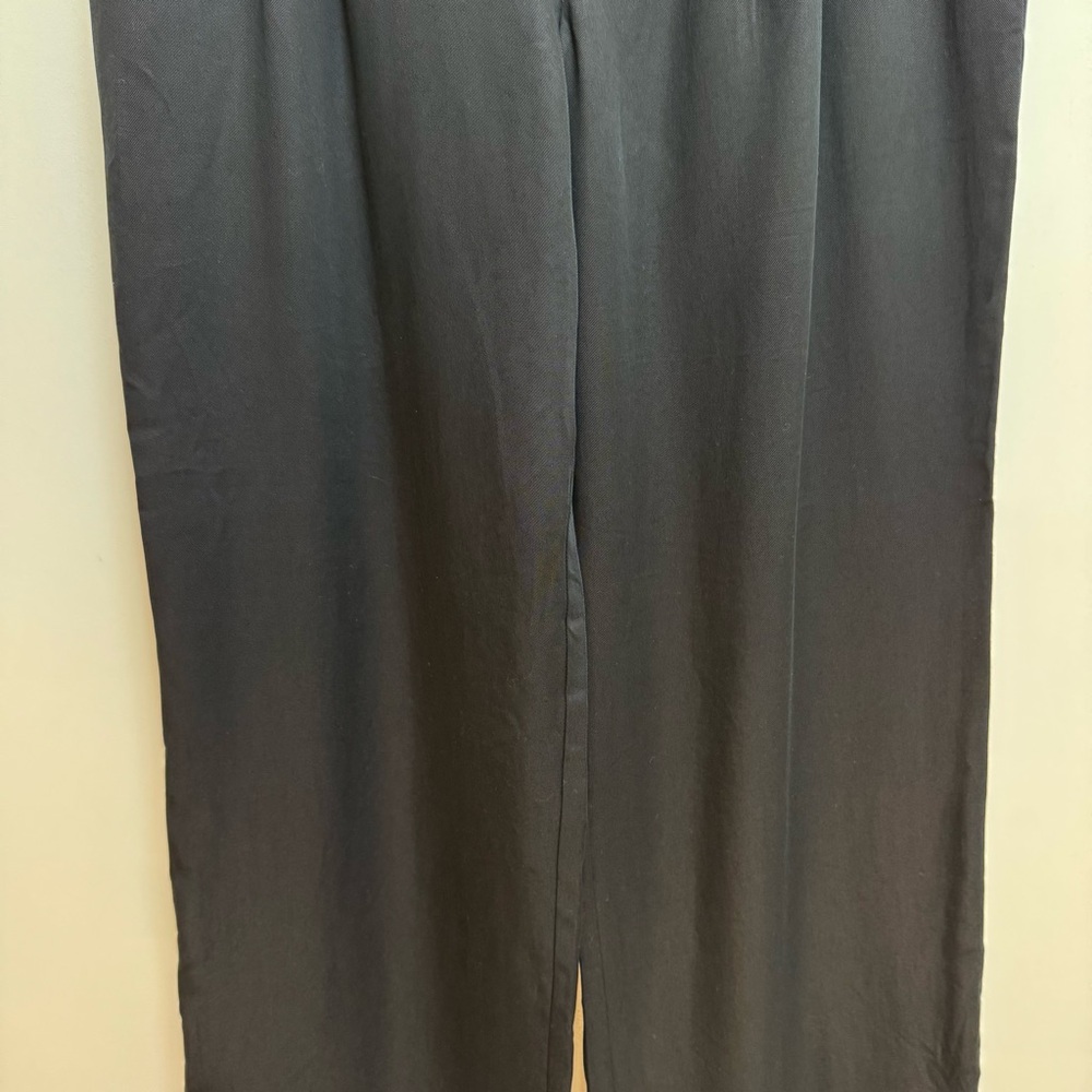 Loft Lyocell Emory Wide Leg Trouser Pants Size 10 NWT - Picture 5 of 14
